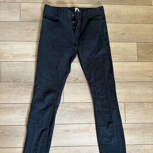 Topman Black Stretch Skinny Men's Jeans 30x32